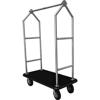 MCL204S – HIGH QUALITY STAINLESS STEEL HOTEL LUGGAGE CART