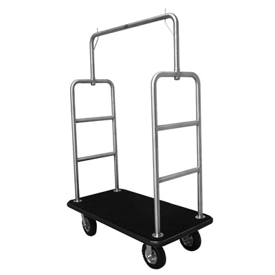 MCL207S – HIGH QUALITY STAINLESS STEEL HOTEL LUGGAGE CART
