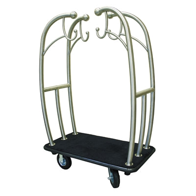 MCL212S – HIGH QUALITY STAINLESS STEEL HOTEL LUGGAGE CART