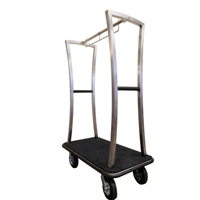 MCL210S – HIGH QUALITY STAINLESS STEEL HOTEL LUGGAGE CART