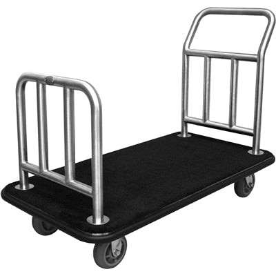 MCL208S – HIGH QUALITY STAINLESS STEEL HOTEL LUGGAGE CART